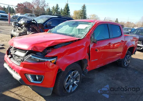 2016 Chevrolet Colorado Z71 from USA, damaged, VIN 1GCGSDE39G1346684